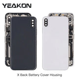 Back Glass Housing Battery Cover Assembly Shell Parts For iphone XS Max Back Cover Housing With Flex Replacement
