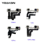 Replacement front camera with light sensor flex ribbon small camera flex cable for iphone 12 12mini 12 Pro 12 Pro Max