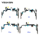 Replacement Parts For iPhone 7 7 Plus 8 Plus 6Plus Power On Off Button Volume Switch Connector Flex Cable For iPhone 8 6S Plus