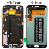 Compatible for Samsung S6 Screen Assembly Original with Frame G9250 Mobile Cell Phone Display G925U_F Integrated Inner and Outer LCD Wholesale