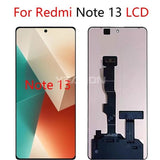 Compatible for Redmi note13 Screen Assembly redmi note13 Pro+ Mobile Cell Phone Display Screen Inner and Outer Screen LCD Wholesale