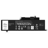 Compatible for Dell GK5KY LingYue 13 7347 7348 LingYue 11 3147 3148 Laptop Battery