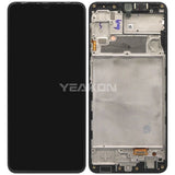 Compatible for Samsung A22 4G Mobile Cell Phone Display A225 Integrated Inner and Outer Screen Screen Assembly with Frame Lcd