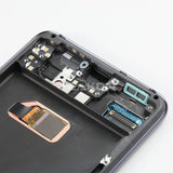 Compatible for Samsung S21 5G Screen Assembly Original with Frame G9910 Mobile Cell Phone Display Integrated Inner and Outer LCD Touch Wholesale