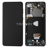 Compatible for Samsung S21 plus Screen Assembly Original with Frame G9960 Mobile Cell Phone Display S21+ Integrated Inner and Outer Wholesale