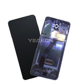 Compatible for Samsung S20 plus Screen Assembly Original with Frame G985F Mobile Cell Phone Display S20+ Integrated Inner and Outer LCD Wholesale