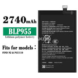 Compatible for OPPO FIND N2_PGU110 Foldable Screens Mobile Cell Phone Battery BLP953_BLP955 Wholesale in Stock