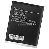 Compatible for Camon C7 mobile cell phone battery BL-25HT external battery board 2500mAh, factory wholesale and foreign trade