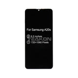 Compatible for Samsung A20S Screen Assembly Original with Frame A207F Mobile Cell Phone LCD Display Integrated Inner and Outer LCD Wholesale