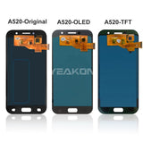 Compatible for A5 2017 Screen Assembly LCD ScreenA520 Touch Assembly Inner and Outer Screen LCD Mobile Cell Phone Screen Wholesale
