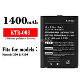 Compatible for the newest Nintendo 3DS game console Battery KTR-003 available for wholesale and export