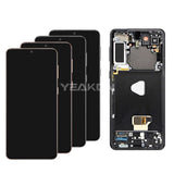 Compatible for Samsung S21PLUS Inner and Outer Screen G996 LCD Screen Assembly with Frame Mobile Cell Phone Display LCD