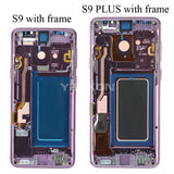 Compatible for Samsung S9 Screen Assembly Original with Frame G960 Mobile Cell Phone Display G960F_U Integrated Inner and Outer LCD Wholesale