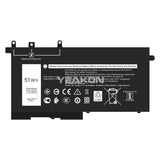 Compatible for Dell 93FTF Laptop Battery Latitude 5280_5285_5290_5480_5490 Wholesale