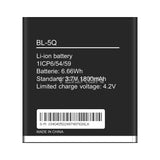 Compatible with Tecno BL-5Q external high-capacity brand new 1800mAh mobile cell phone battery, factory wholesale and foreign trade