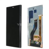 Compatible for Samsung NOTE10 Mobile Cell Phone Screen N970 LCD Screen Assembly Inner and Outer Screen With Frame Display LCD