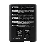 Compatible for the newest Nintendo 3DS game console Battery KTR-003 available for wholesale and export