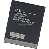 Compatible with Tecno WX3 brand new long-lasting BL-25JT mobile cell phone battery 2500mAh factory wholesale and foreign trade