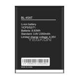 Compatible for Tecno L6 long-lasting 2350mAh mobile cell phone battery BL-45AT factory wholesale and foreign trade