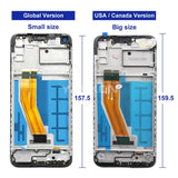 Compatible for Samsung A11 Screen Assembly with Frame M11 2020 Mobile Cell Phone LCD Display A115F Inner and Outer Screen Original Wholesale