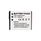 Compatible for Sony DSC-T20_W HX10 H70 WX1_B W170 Camera Battery NP-BG1_FG1 Wholesale