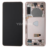Compatible for Samsung S21 plus Screen Assembly Original with Frame G9960 Mobile Cell Phone Display S21+ Integrated Inner and Outer Wholesale
