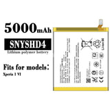 Compatible for Sony Xperia 1 VI Mobile Cell Phone Battery SNYSHD4 High Capacity Built-in Charging Battery Board Factory Wholesale