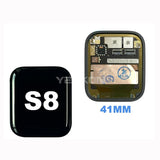 Compatible for Apple S8 watch Inner and Outer Screen Eight Generation 41MM 45MM LCD Screen Watch Screen Assembly LCD wholesale