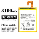 Compatible for Sony XperiaZ3_D6603_6653_6616_L55U Mobile Cell Phone Battery LIS1558ERPC Wholesale
