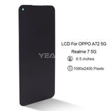 Compatible for realme 7 5G Screen Assembly Mobile Cell Phone LCD OPPO A72 5G Integrated Inner and Outer LCD Touch Wholesale