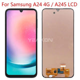 Compatible for Samsung A24 incell 2023 A245 Mobile Cell Phone Display LCD Screen Assembly OLED