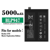 Compatible for OPPO Realme GT2 Brand New Mobile Cell Phone Battery BLP947 Built-in Battery Board 5000 mAh Factory Wholesale