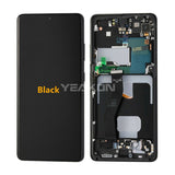 Compatible for Samsung S21 ultra Screen Assembly Original with Frame G9980 Mobile Cell Phone Display Integrated Inner and Outer LCD Wholesale