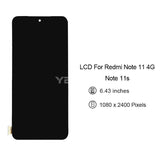 Compatible for Redmi note11 4G Screen Assembly readmi note11S Assembly M4 pro Display Inner and Outer Screen Wholesale