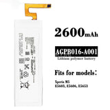 Compatible for Sony Xperia M5 E5653 E5663 Mobile Cell Phone Battery AGPB016-A001 Wholesale in stock