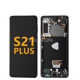 Compatible for Samsung S21 plus Screen Assembly Original with Frame G9960 Mobile Cell Phone Display S21+ Integrated Inner and Outer Wholesale