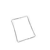 Compatible for ipad2_3_4_Touch Screen Bracket Gasket Bezel Gasket Plastic Bezel Rubber Gasket