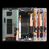 Compatible for Samsung Note9 Screen Assembly Original with Frame N9600 Mobile Cell Phone Display Screen N960U_F Inner and Outer Screen LCD Wholesale