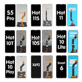 Compatible for Tecno smart 5 Screen infinix X657 Mobile Cell Phone hot 10 lite Integrated Inner and Outer Screen Wholesale
