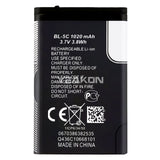 Compatible with Nokia BL-5C Battery for mobile cell phone batteries 1101_1100_1112_1200_1208