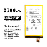 Compatible for Sony Xperia Z5_XA U1tra Mobile Cell Phone Battery LIS1594ERPC Factory Wholesale Export