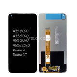 Compatible for oppo A32 2020 A33 A53 realme C17 7i Screen Assembly Integrated Inner and Outer LCD Wholesale