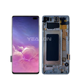 Compatible for Samsung S10 plus Screen Assembly Original with Frame G975 Mobile Cell Phone Display S10+ Integrated Inner and Outer LCD Wholesale