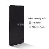 Compatible for Samsung A02S Screen Assembly Original with Frame A025F_M Mobile Cell Phone A03S LCD Display Inner and Outer Screen LCD Wholesale