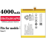 Compatible for Sharp Sense 3 mobile cell phones battery UBATIA301AFN2 high-capacity 4000mAh wholesale