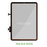 Compatible for iPad Air4 2020 Touch digitizer glass A2324 TP Handwriting digitizer A2316 Tablet glass