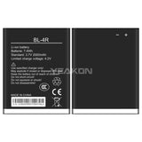 Compatible with Tecno BL-4R long-lasting external mobile cell phone battery, brand new 2000mAh, factory wholesale, foreign trade