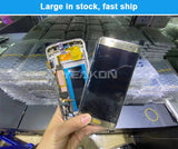 Compatible for Samsung S7 edge Screen Assembly Original with Frame G935 Mobile Cell Phone Display Integrated Inner and Outer LCD Wholesale