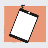 Compatible for ipad mini 1_2 Single Digitizer Cover Glass mini2 Handwrting Screen Touch Screen