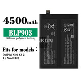 Compatible for OPPO 1+Nord CE 2 Mobile Cell Phone Battery Fast Charging Durable Battery Board BLP903 Factory Wholesale Export